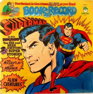 Superman - The Mxyzptlk - Up Menace - Alien Creatures Lp 1978 Peter Pan - Br 520