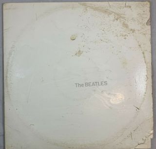 The Beatles 2 X Lp White Album On White Vinyl And Lyric Art Poster