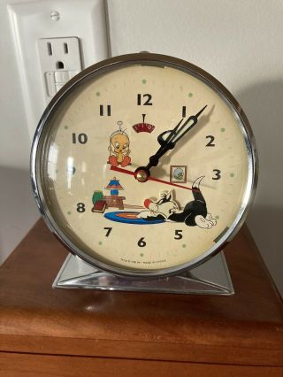 Warner Brothers,  Sylvester And Tweety Wind Up Clock,  1994