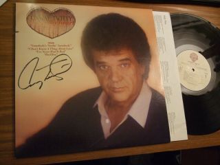 Conway Twitty By Heart Autographed - Lp