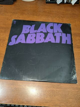 Black Sabbath Master Of Reality 1971 Warner Bros.  Bs 2562 W/olive Vg,