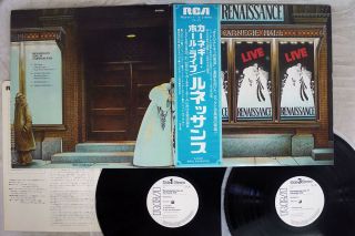 Renaissance Live At Carnegie Hall Rca Rca - 9117,  8 Japan Obi Promo Vinyl 2lp
