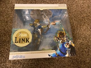 First 4 Figures (f4f) Zelda Breath Of The Wild Link Statue 10 " Pvc Painted