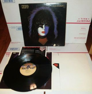 Paul Stanley Kiss Solo Vinyl Lp With Poster & Army Order Form Insert Casablanca