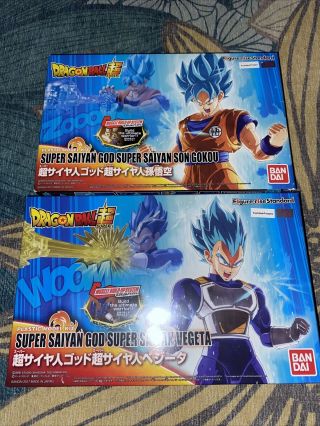 Dragon Ball: Ssgss Son Goku & Vegeta Figure - Rise Standard Model Kit