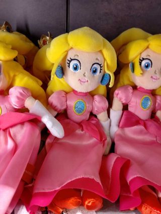 Usj Mario Princess Peach Plush Universal Studios Japan Limited Nintendo - -