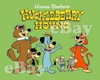 Rare Huckleberry Hound Cartoon Tv Photo Hanna Barbera Studios Hokey Wolf