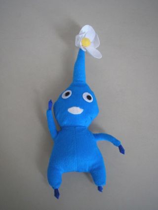 Handmade 12 " Pikmin Dark Blue Flower Plush Doll