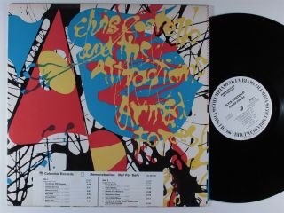 Elvis Costello & The Attractions Armed Forces Columbia Lp Vg,  Wlp W/ 7 "