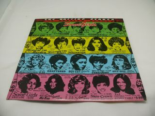 The Rolling Stones Some Girls Vinyl 1978 Emi Records Cun 39108