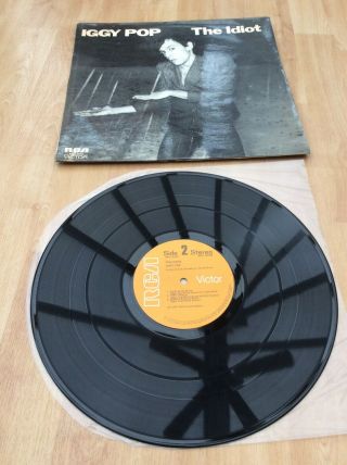 Iggy Pop - The Idiot - Rare - Ex,  1977 Zealand Vinyl Lp Record - David Bowie