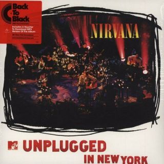 Nirvana Mtv Unplugged In York Reissue Vinyl 180gm Lp,  Download New/sealed
