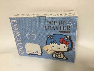 Evangelion Rei Ayanami X Hello Kitty Pop - Up Toaster Limited Model Japan 100v