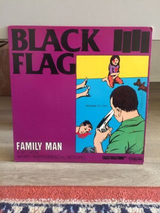 Black Flag Family Man Vinyl Lp First Pressing Sst