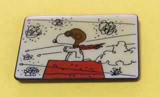 Peanuts Snoopy Red Baron Vintage Collector Pin