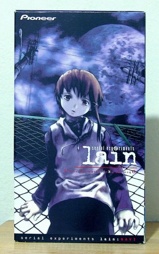 Serial Experiments Lain : Navi Vol 1,  English Dub Version Vhs Tape With Stickers