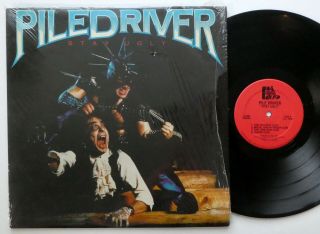 Piledriver Stay Ugly Lp 1st Usa Press 1986 Trash Speed Metal - Vinyl