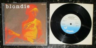 Blondie Rare 1978 Ireland 7 " 45 Touched By Presence Dear Chs 2217 Debbie Harry