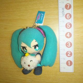 A64789 Vocaloid Hatsune Miku / Plush Mascot Key Chain
