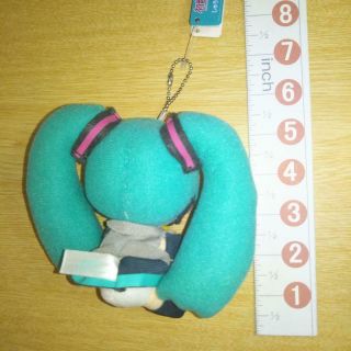 A64789 VOCALOID Hatsune Miku / Plush mascot key chain 3