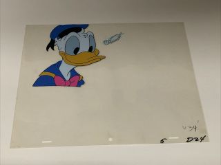 Vintage Animation Donald Duck Walt Disney Production Art Cel 3