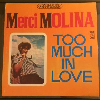 Rare Merci Molina Too Much In Love Lp Pinoy Soul Jazz Pop Philippines
