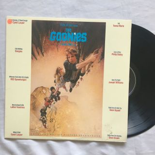 The Goonies Promo Soundtrack Lp Orig 1985 Epic Se40067 Vinyl Record