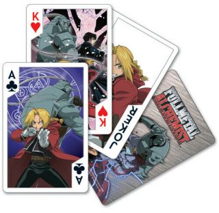 Fullmetal Alchemist Poker Playing Cards Anime Licensed