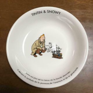 Restock Item Tintin Snowy Dish Plate Ceramic Limited Item ② F/s