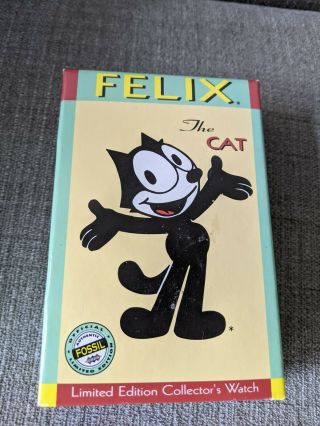Felix The Cat Watch By Fossil.  Limited Edition,  Vintage