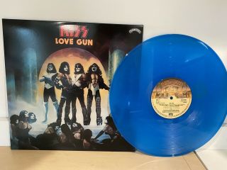 Kiss - Love Gun - 180 Gram Blue Colored Vinyl Lp Record