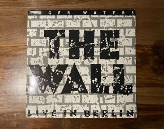Roger Waters The Wall Live In Berlin Lp Vinyl Uk 1990 Pressing Nr