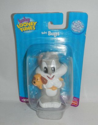 Nip 2003 Baby Looney Tunes 3.  5 " Baby Bugs Bunny Fisher Price Figure B9867