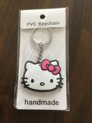 Hello Kitty Head Key Ring Key Chain Pvc Made In China
