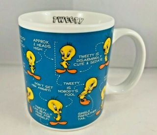 Warner Bros 1994 Tweety Bird Coffee Tea Cup Mug