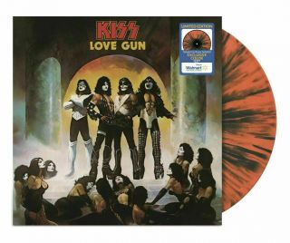 Kiss - Love Gun 12 " Lp Exclusive Tangerine & Aqua Splatter Vinyl -