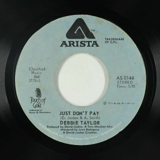 70s Soul 45 - Debbie Taylor - Just Don 