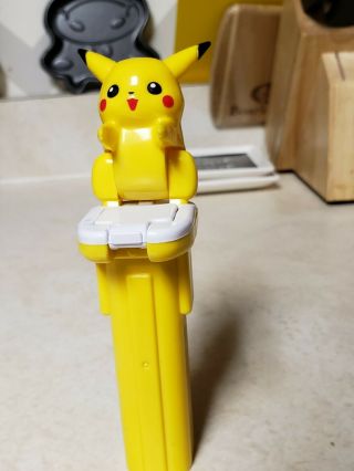 1998 Pokemon Pikachu Pez Candy Dispenser Toy Collectible Bandai