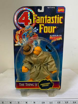 1995 Toy Biz Fantastic Four The Thing Ii Undercover Disguise Action Figure 118