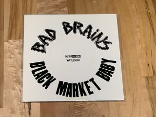 Bad Brains / Black Market Baby 7 " Clear Vinyl 179/500 Minor Threat Scream Void
