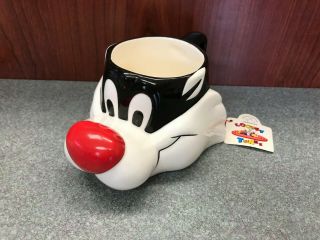 Sylvester Looney Toons Warner Brothers Ceramic Mug Cup,  Applause 1989