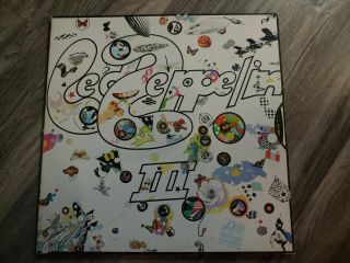 Led Zeppelin Iii 3 Vinyl Lp Record Album Atlantic Sd 7201 Gatefold Spin Wheel