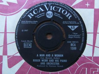 Roger Webb & His Piano & Orchestra - A Man And A Woman The Spiderman 1967 Rca