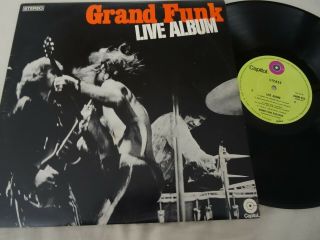 Grand Funk Railroad Live Album 2 X Lp Set.  1st Pressing Oz Issue 1970 Hard Rock