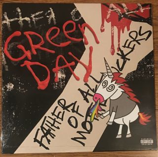 Green Day Father Of All (rainbow Puke Vinyl Reprise 2020 Lp Record