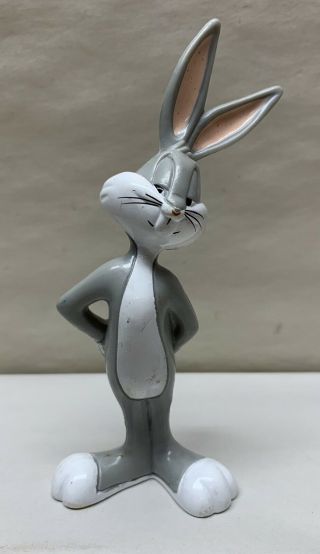 1994 Warner Bros Bugs Bunny With Dynamite 4.  5 " Pvc Figure Toy Cake Topper