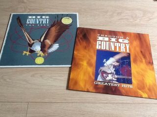 2 Big Country Lps.  The Seer / Greatest Hits - Through A Big Country