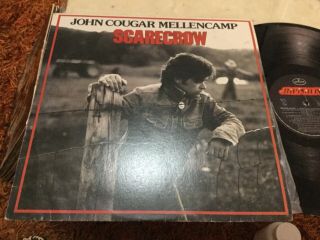 John Cougar Mellencamp.  Scarecrow.  1985.  Vinyl Record