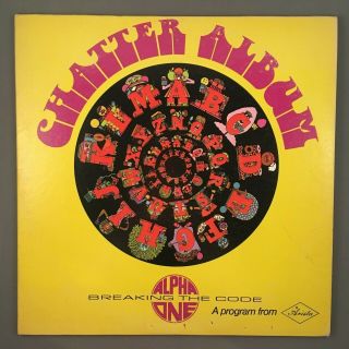 Chatter Album 2lp 1973 Letter People Breaking Code Alpha One Arista Educ Podcast