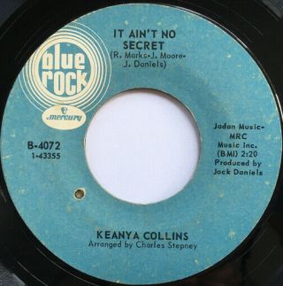KEANYA COLLINS I ' ll Get Over It/It Ain ' t No Secret NORTHERN SOUL 45 hear 2